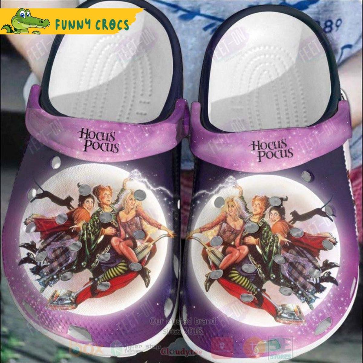 Hocus Pocus Disney Adults Crocs Clog Shoes