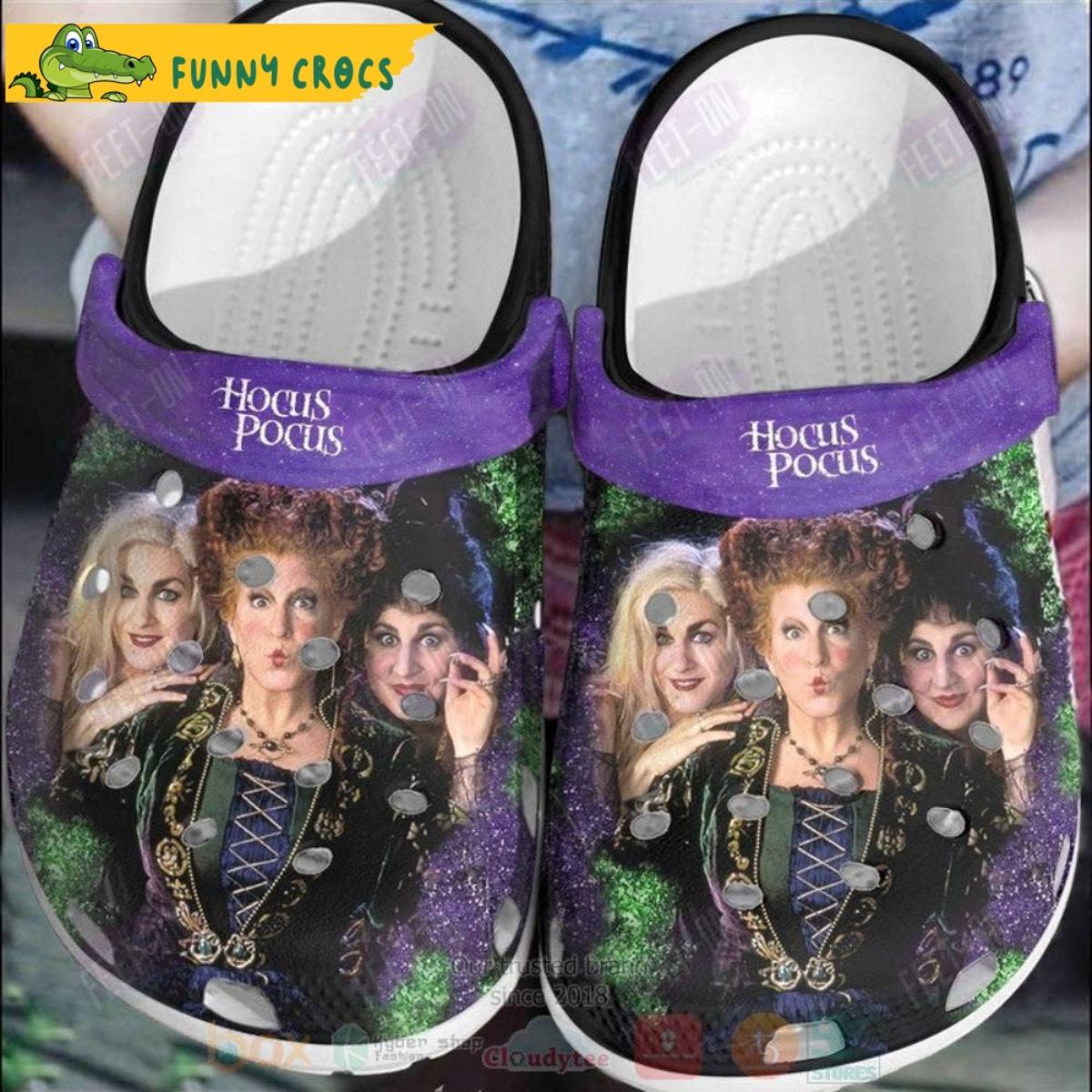 Art Hocus Pocus Crocs Sandals