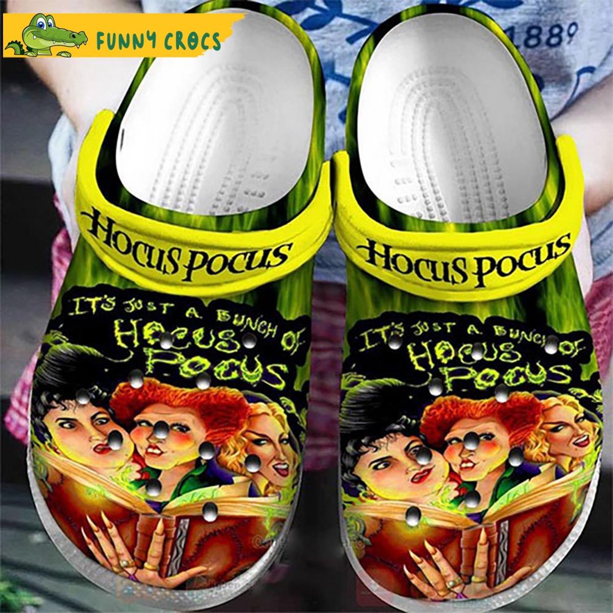 Hocus Pocus Witches Halloween Crocs Sandals