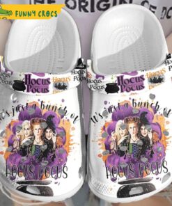 Hocus Pocus Witches Halloween Crocs Sandals