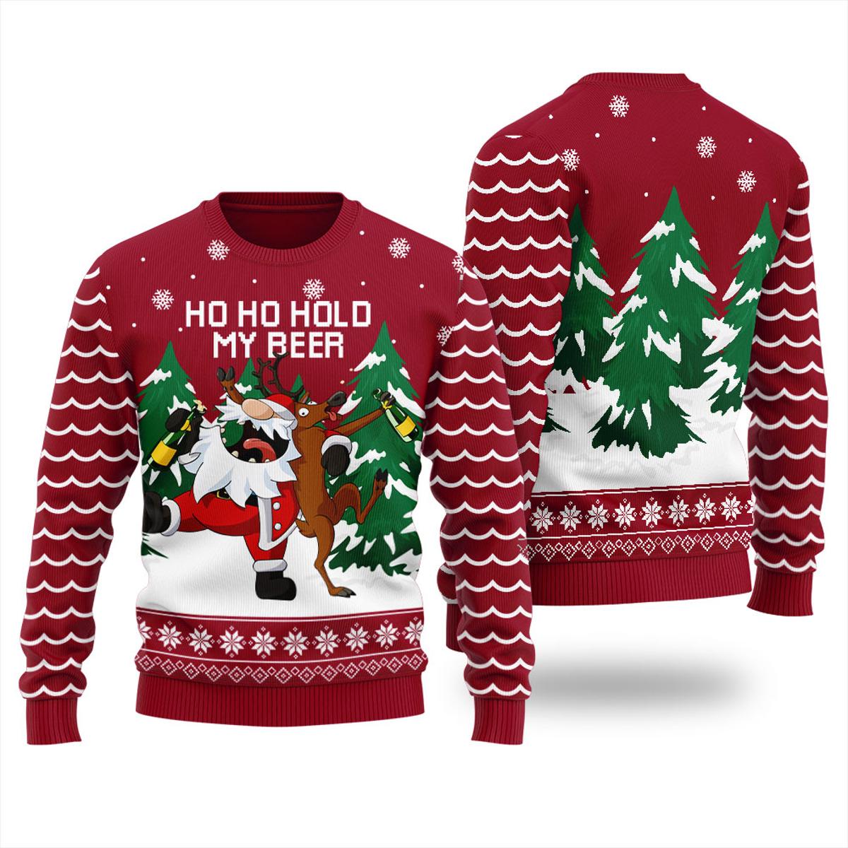 Get Lit Dickmas Dirty Mens Christmas Sweater