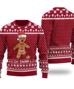 Holiday Oh Snap Gingerbread Sweater Women