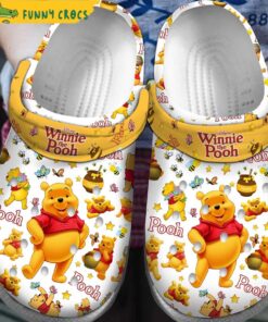 Winnie The Pooh Faces Disney Crocs Classic