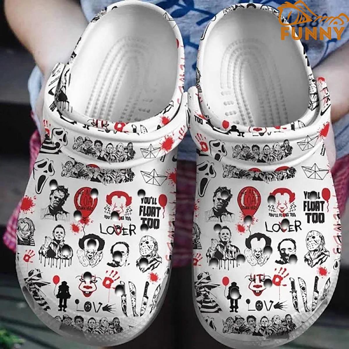 Horror Movie Friends Characters Crocs Shoes