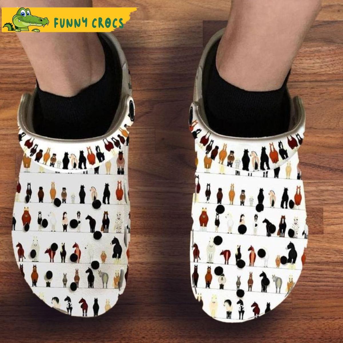 Horse Back Riding Crocs Clog Slippers