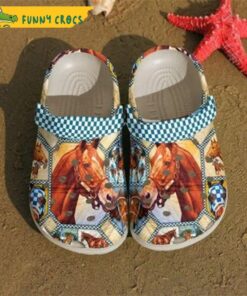 Horses Spirit Animal Crocs Sandals