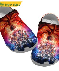 Hot Color Stranger Things Crocs Clog Shoes