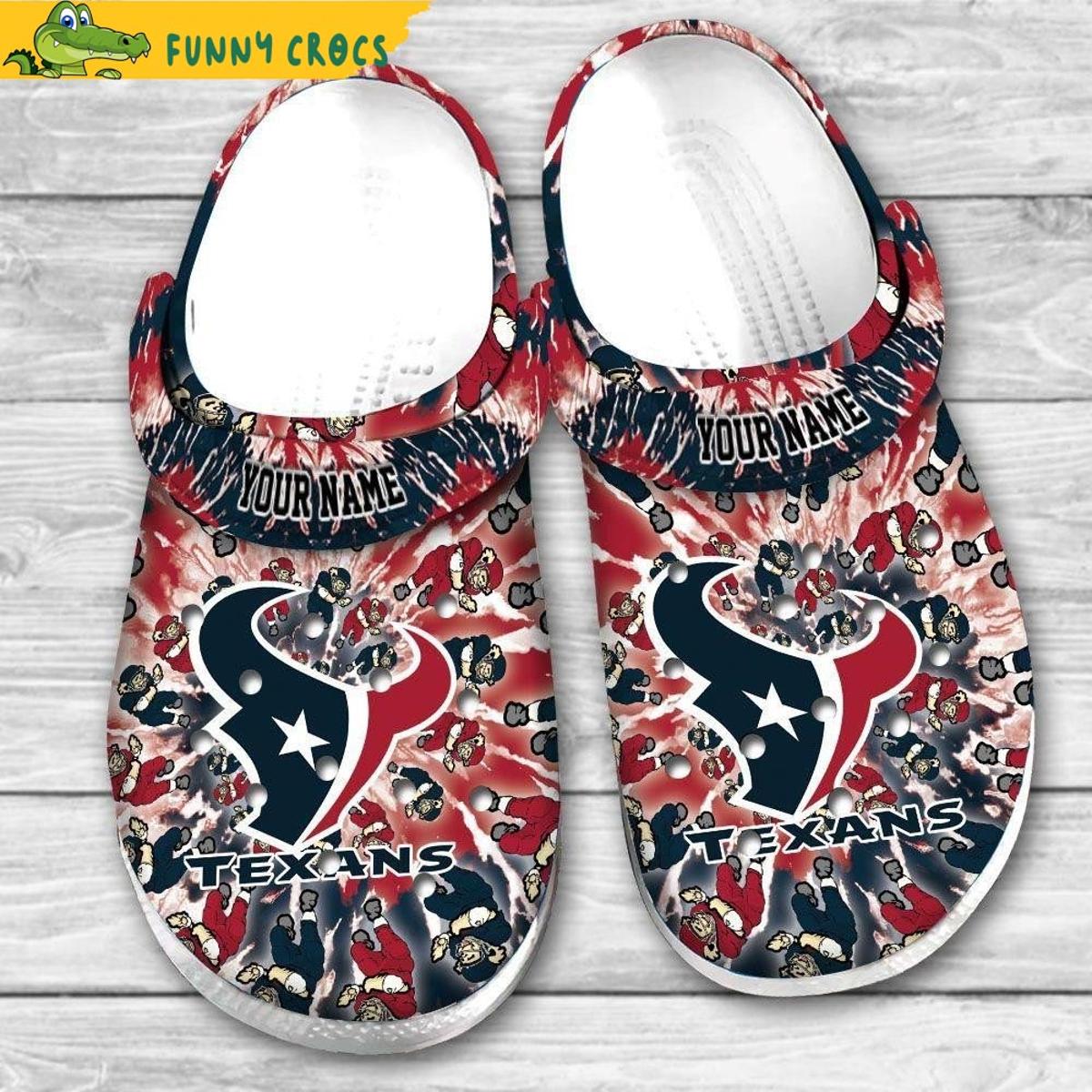 Houston Texans Grateful Dead Crocs Shoes, Crocs Shoes
