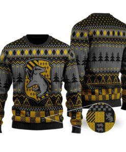 Hufflepuff Christmas Sweater Harry Potter Hufflepuff Christmas Sweater