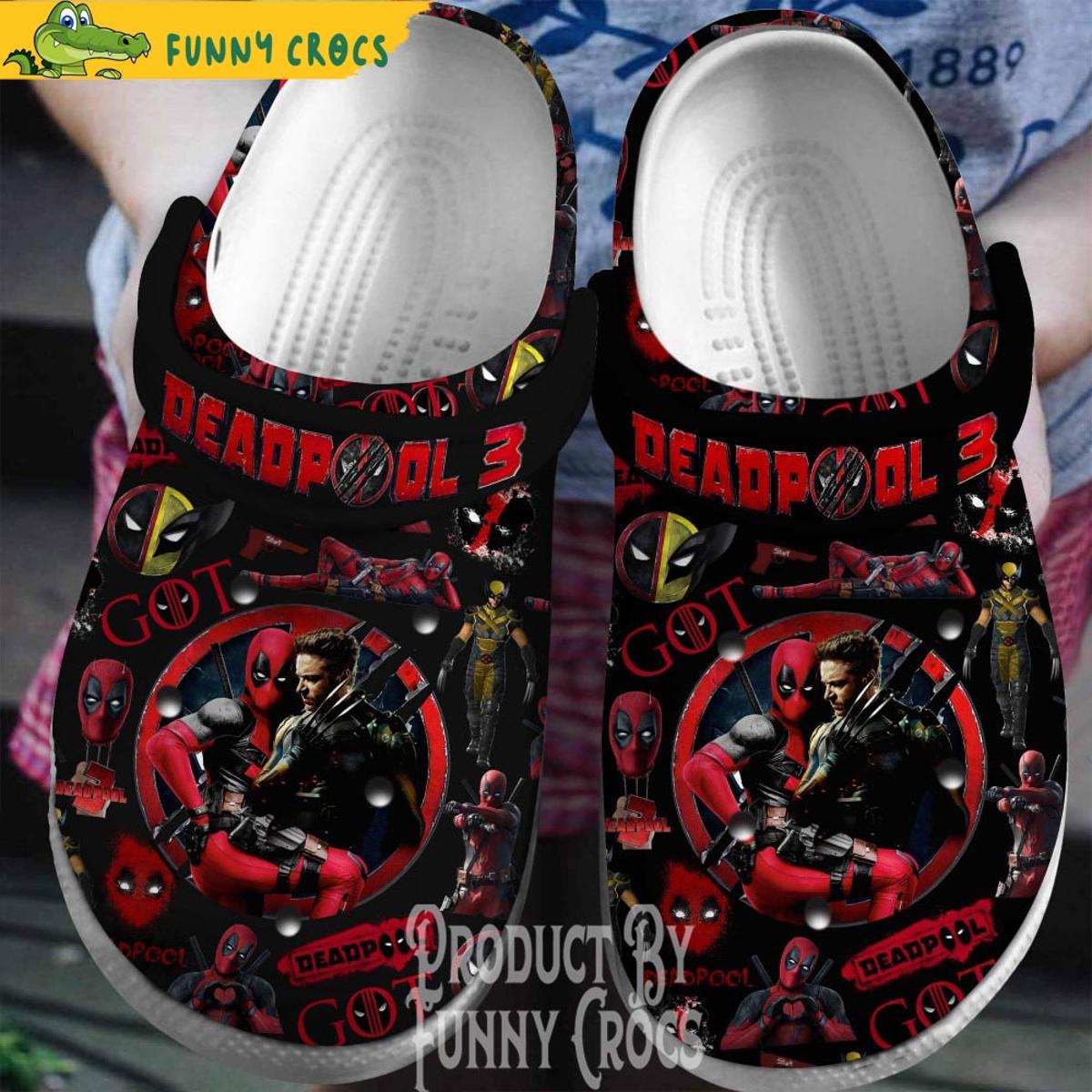 Ryan Reynolds Deadpool 3 Crocs Shoes