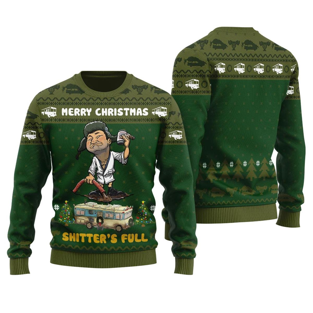 Humorous Shitters Full Ugly Xmas Sweater