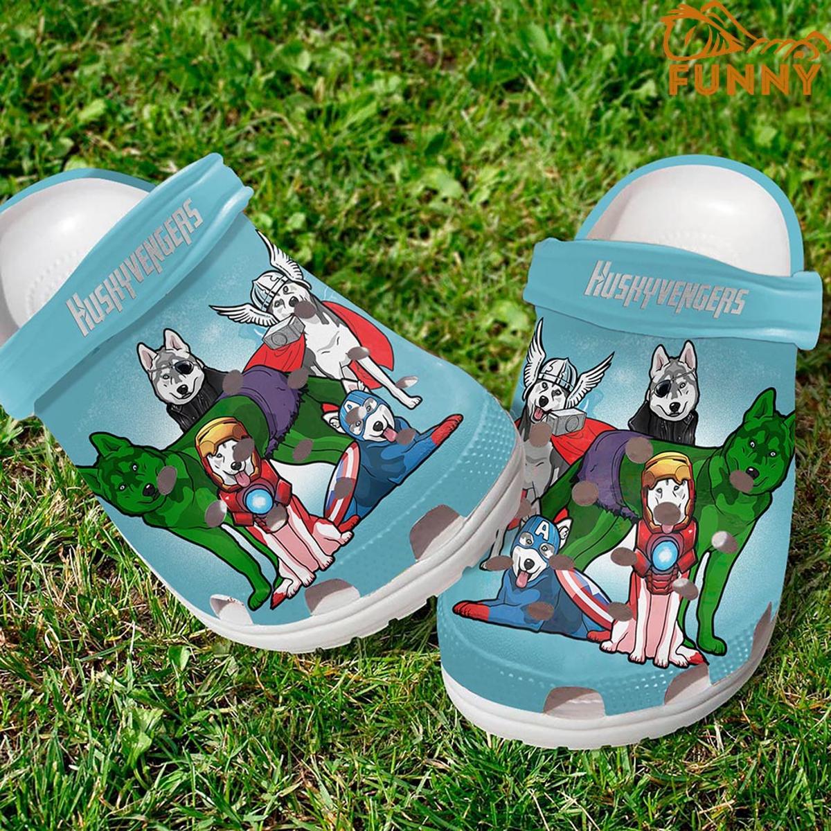 Huskyvengers Husky Crocs Pink