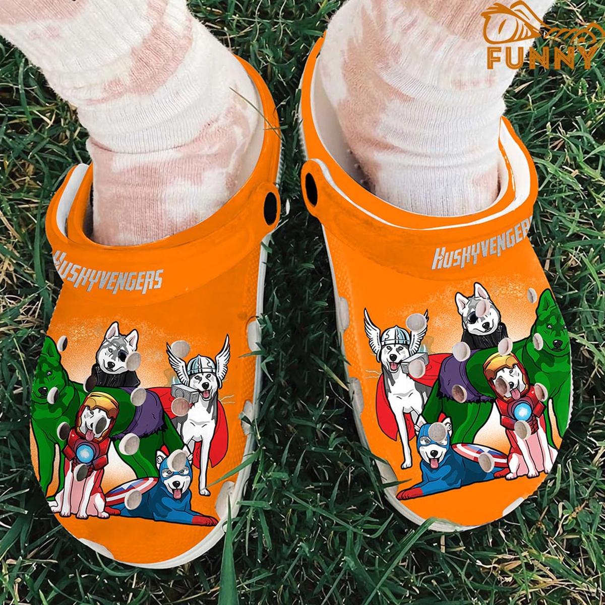 Huskyvengers Husky Crocs Pink