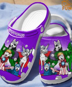 Huskyvengers Husky Crocs Purple