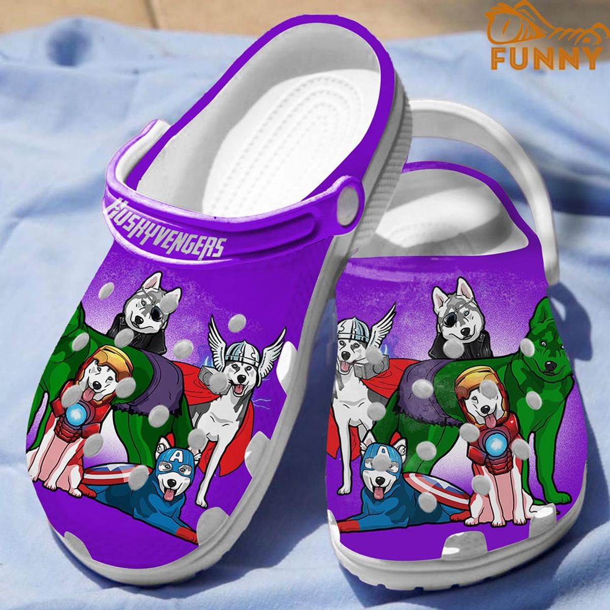 Huskyvengers Husky Crocs Orange