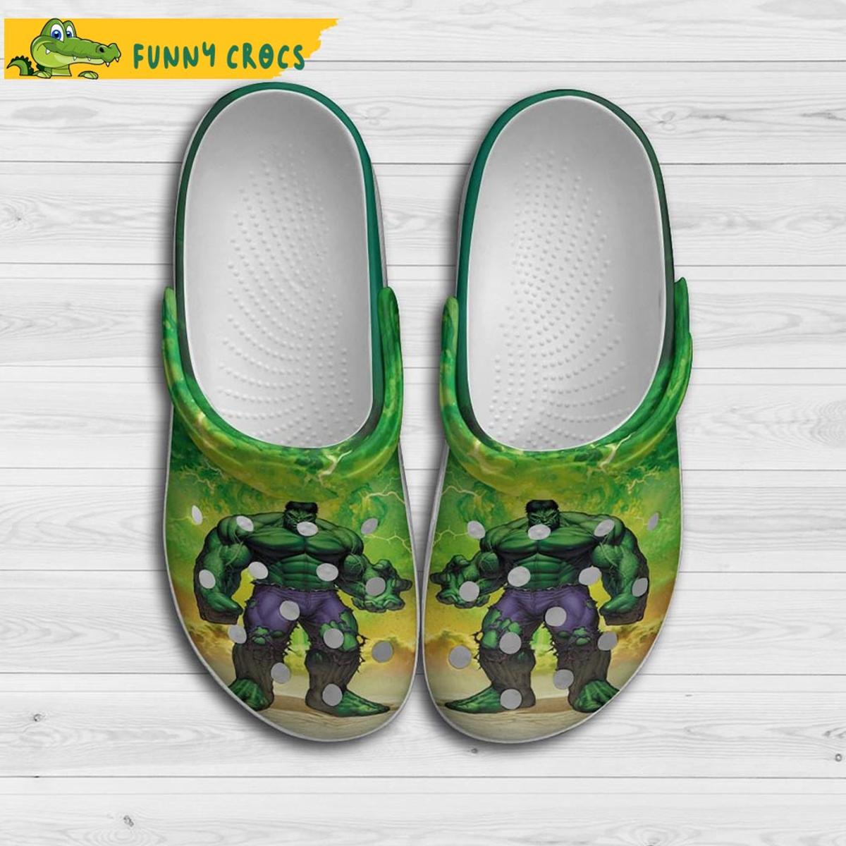 Man To The Green Hulk Crocs Shoes