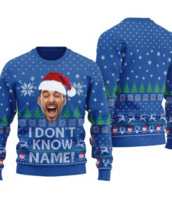 I Dont Know Margo Custom Face Christmas Sweater