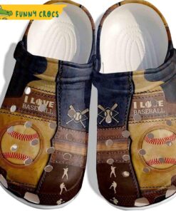 Funny Baseball Gifts Crocs Crocband Clog