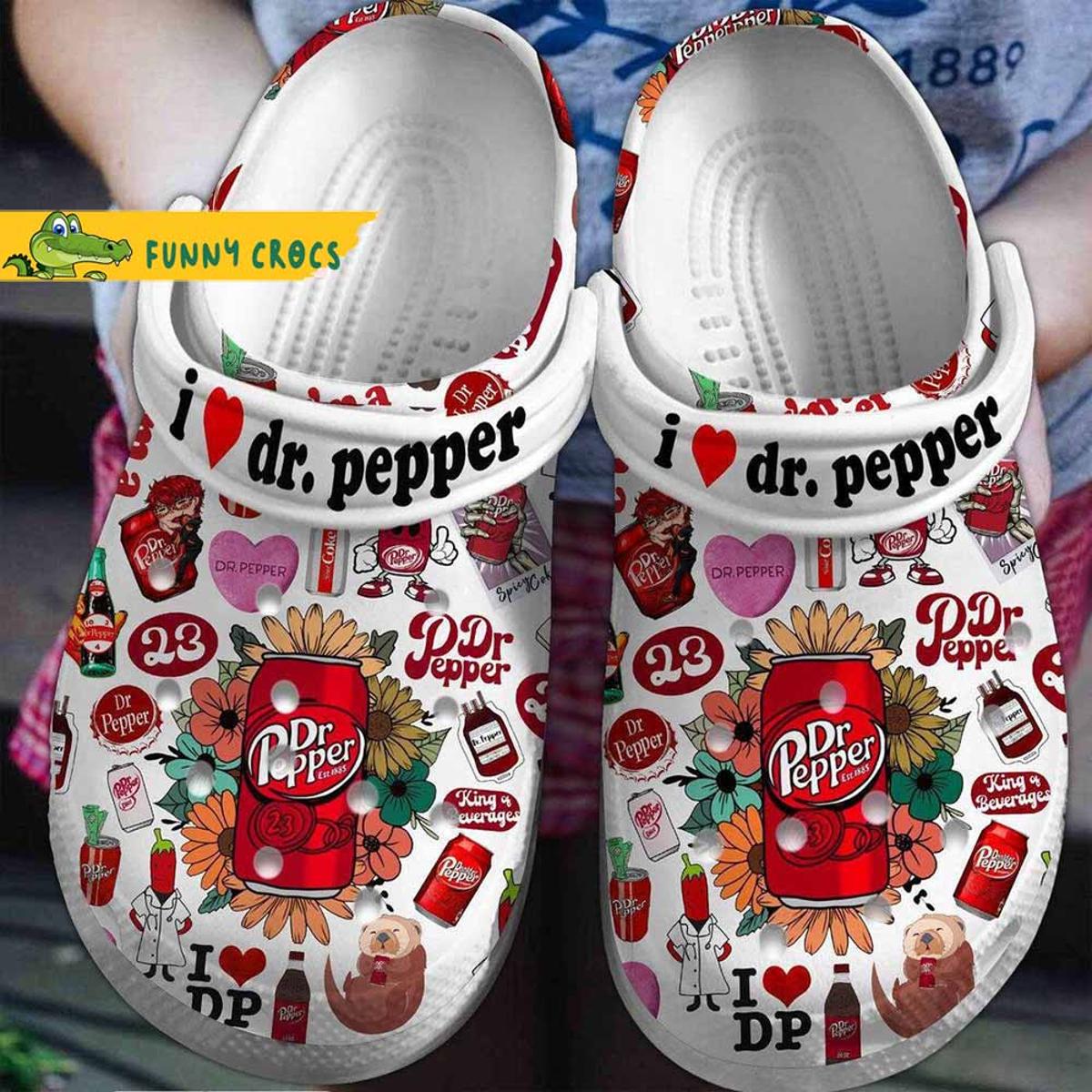 Dr Pepper Crocs Slippers