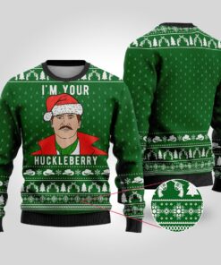 I’m Your Huckleberry Tombstone Funny Christmas Sweater