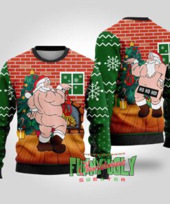 Inappropriate Santa Ugly Xmas Sweater