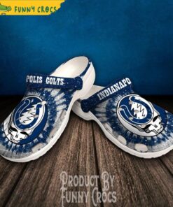 Indianapolis Colts Grateful Dead Crocs Clog Shoes