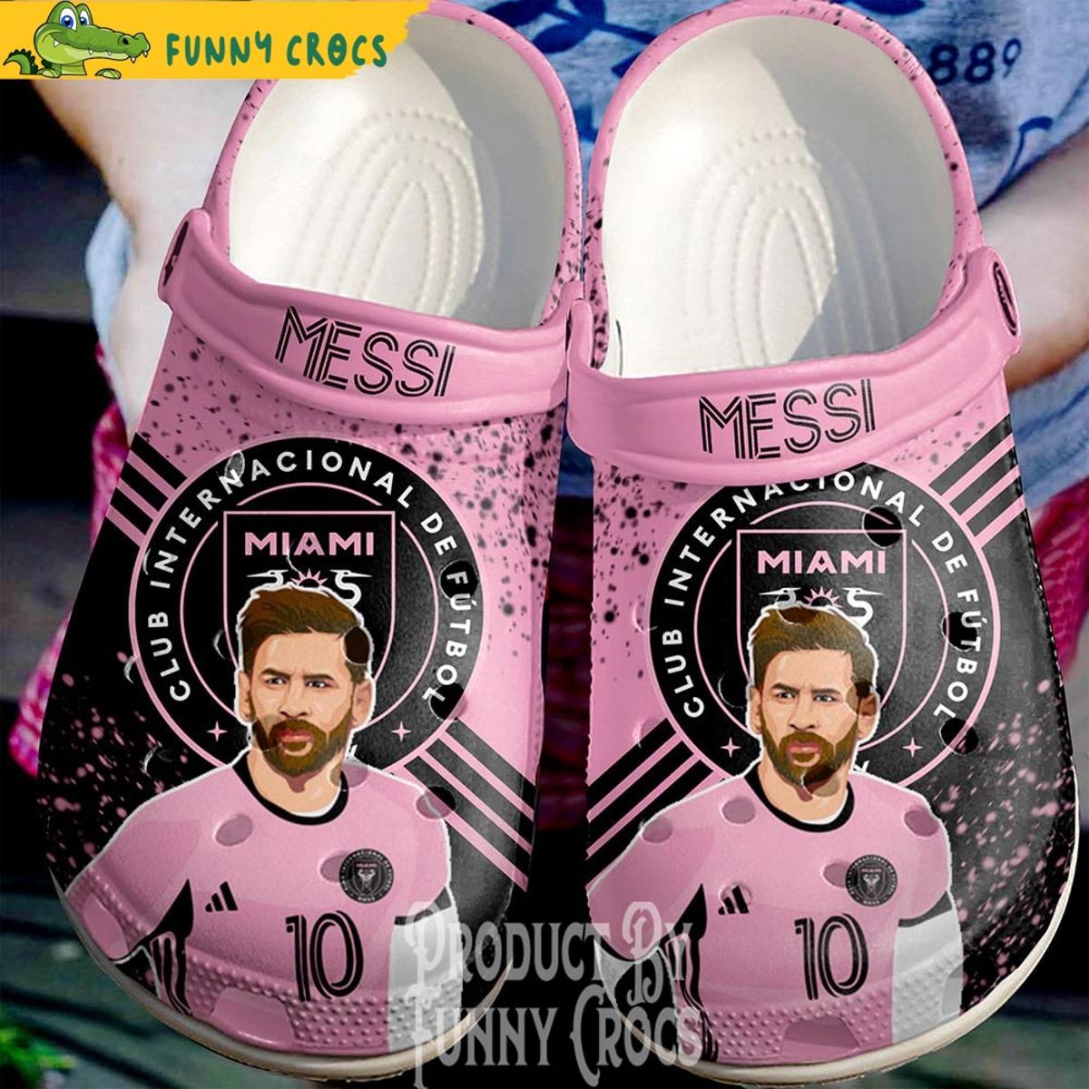 Lionel Messi Inter Miami Crocs Shoes