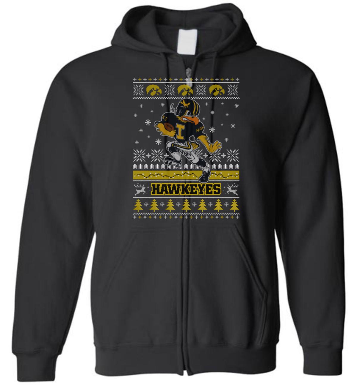 Iowa Hawkeyes Funny Christmas Long Sleeve Women