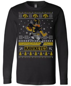 Iowa Hawkeyes Funny Christmas Long Sleeve Women