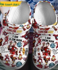 Marvel Iron Man Crocs Shoes