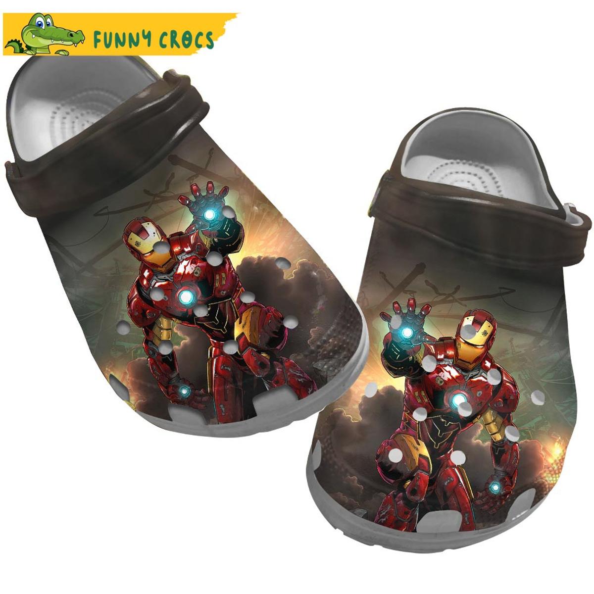 Marvel Sky Iron Man Crocs Shoes