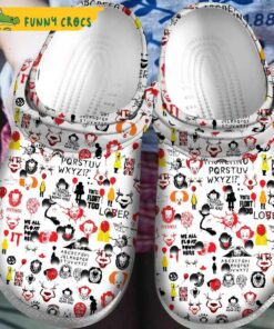 It Pennywise Horror Movie Halloween Crocs Slippers