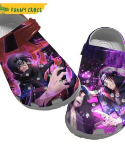 Itachi And Sasuke Anime Crocs Clog Shoes