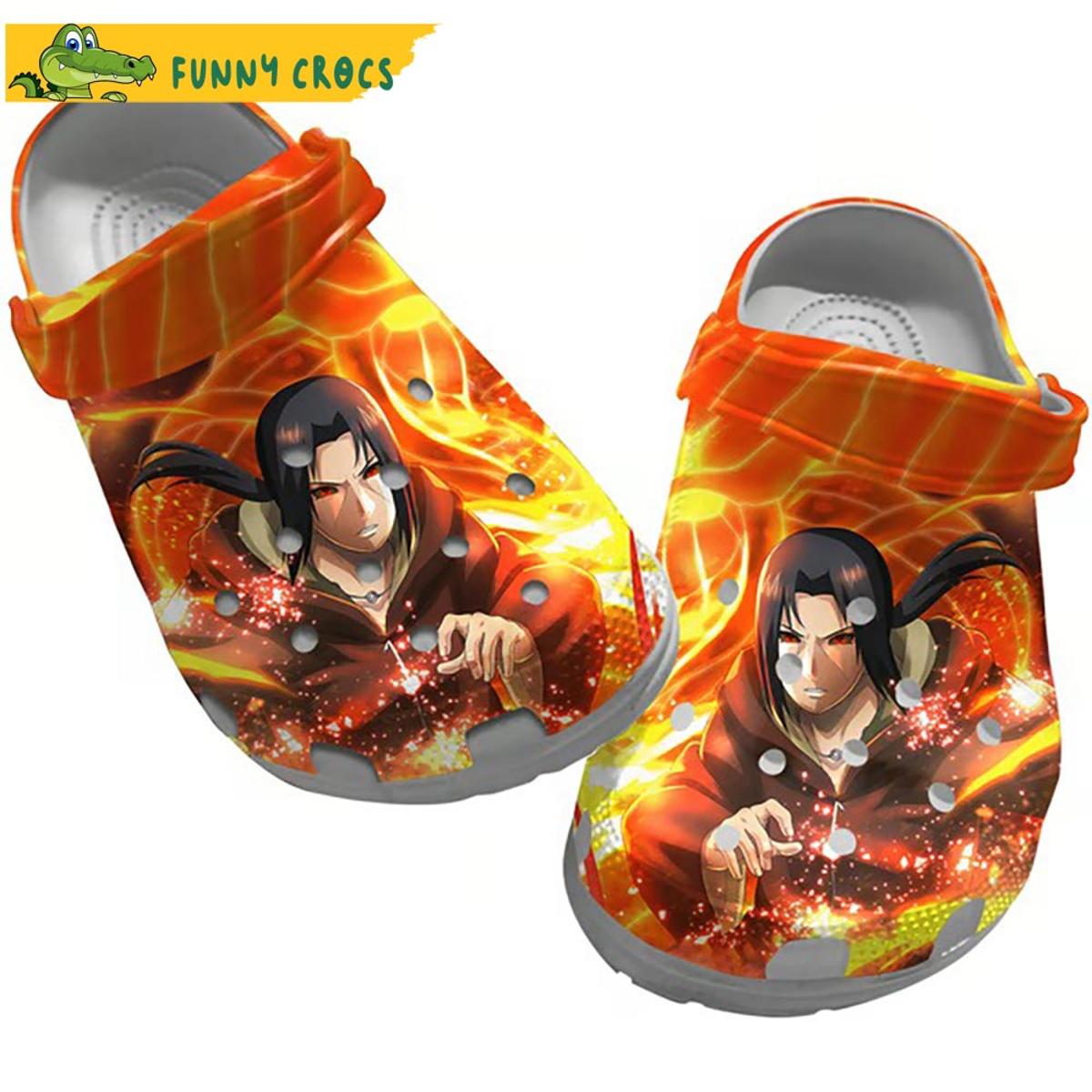 Itachi And Sasuke Anime Crocs Clog Shoes