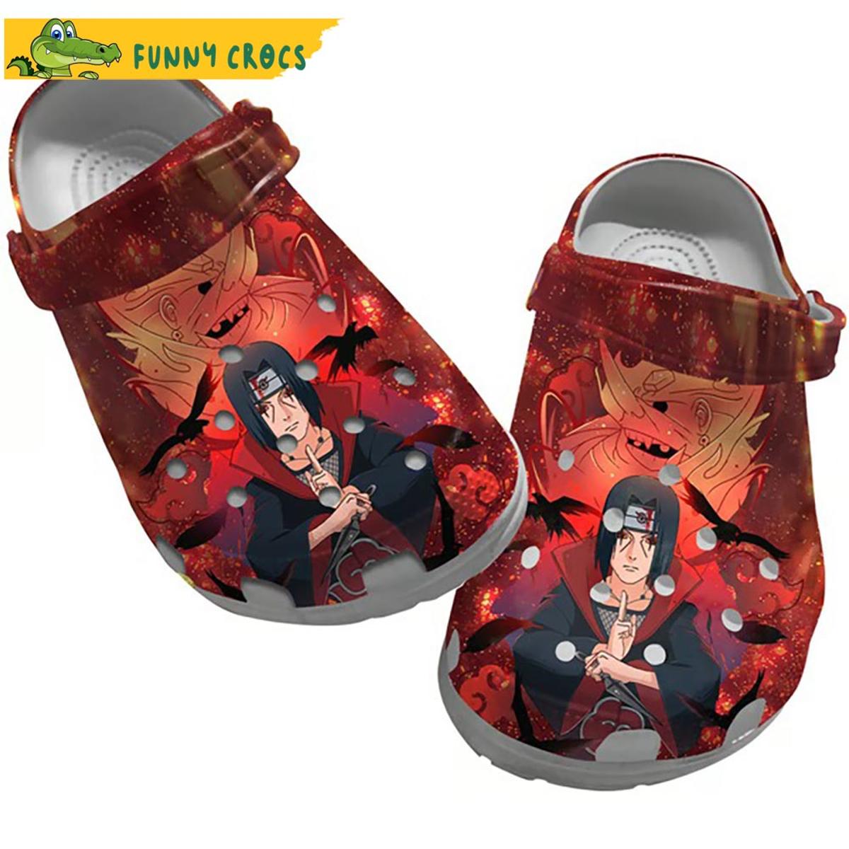 Itachi Uchiha Naruto Crocs Slippers