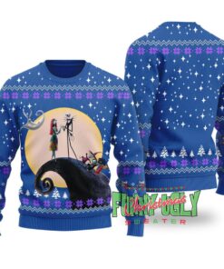 Jack N Sally Nightmare Before Christmas Funny Christmas Sweater