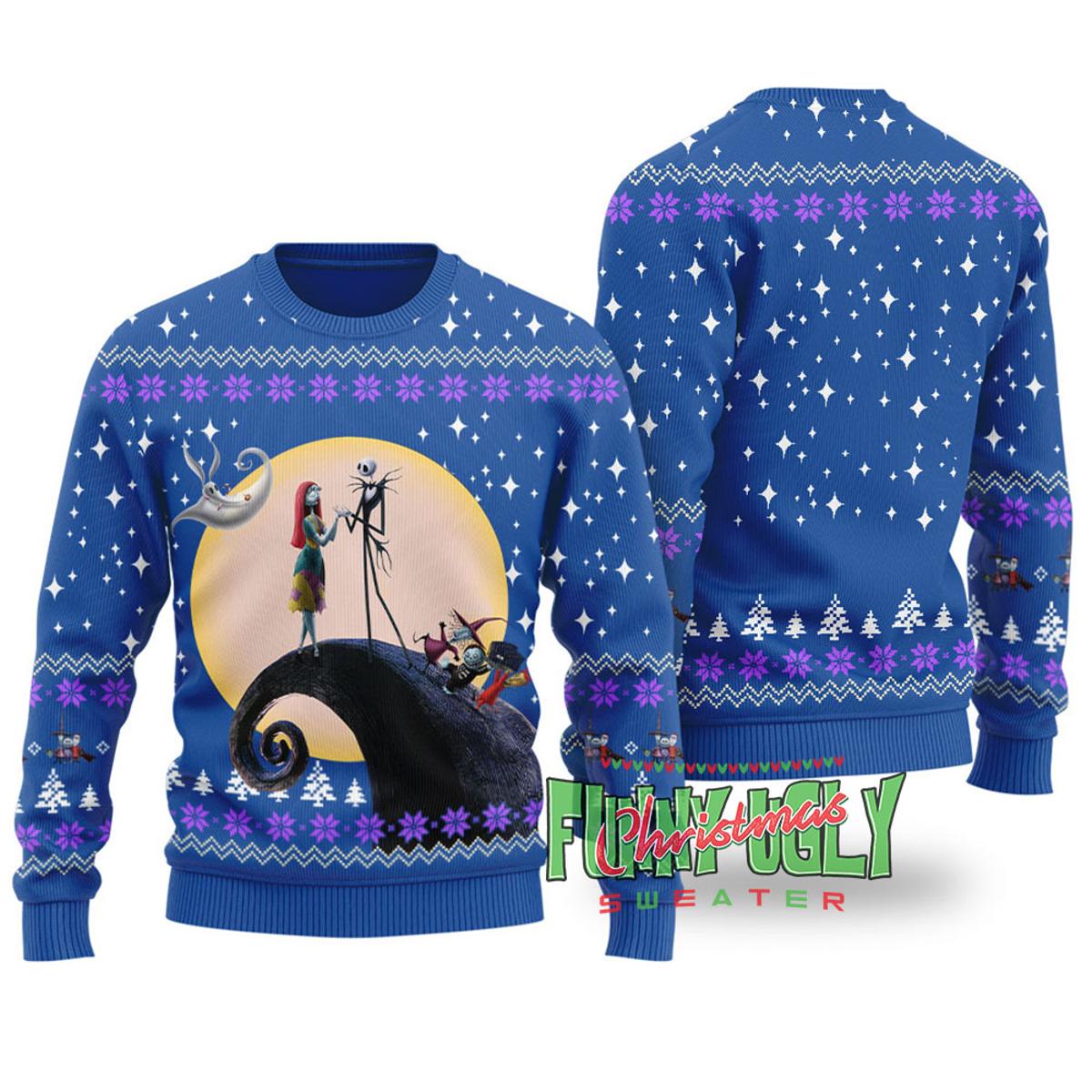 Funny Cartwheel Santa Ugly Christmas Sweater