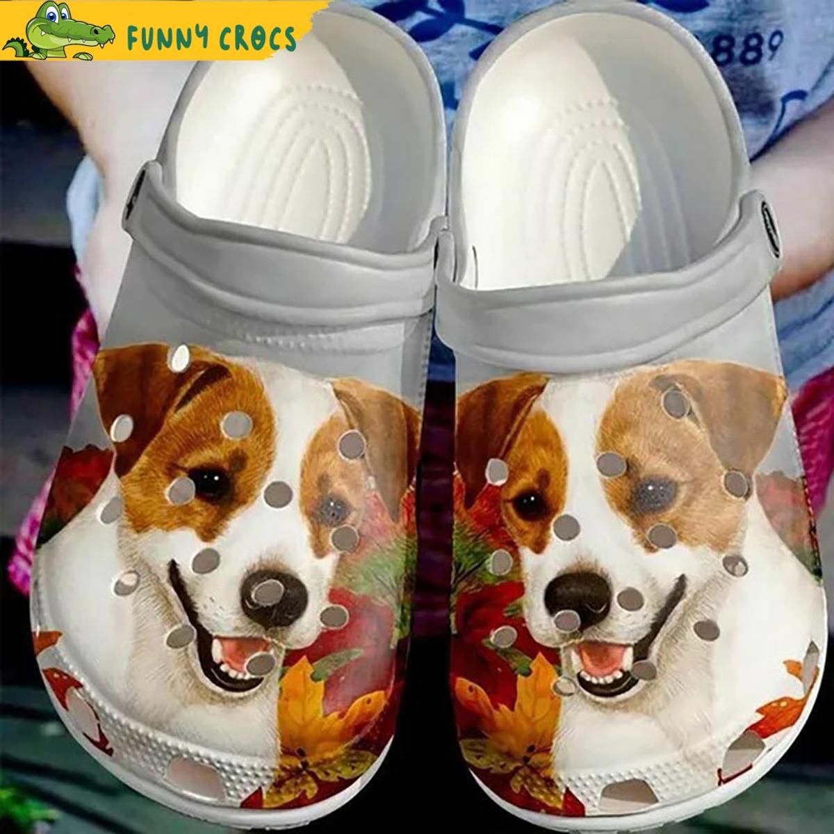 Personalized Jack Russell Crocs Slippers