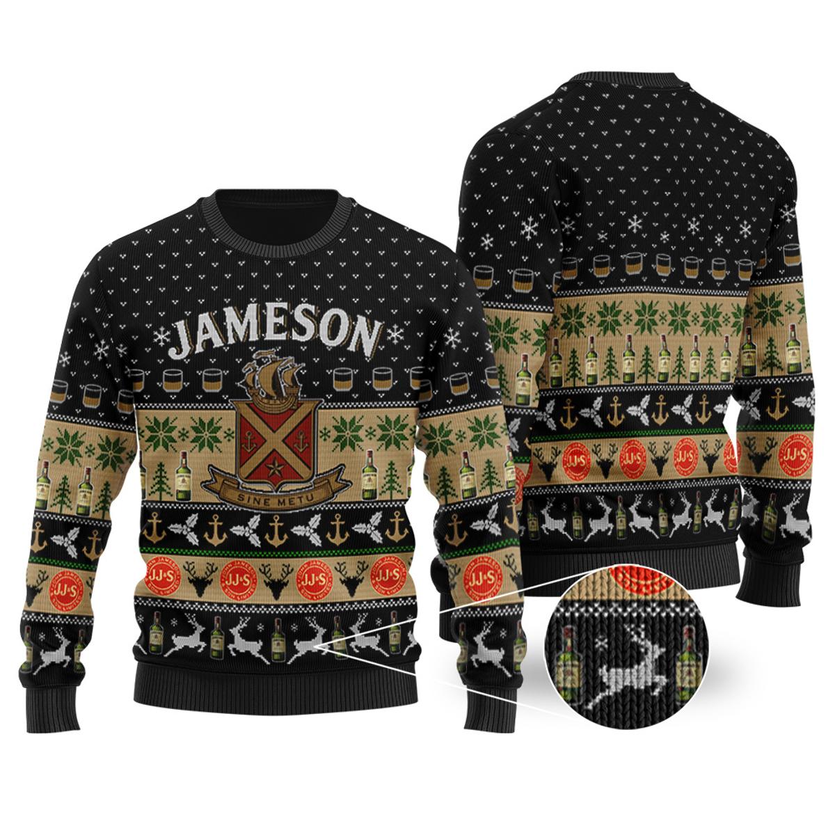 Jameson Christmas Sweater Funny Jameson Christmas Sweater