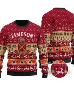 Jameson Christmas Sweater Funny Jameson Ugly Sweater