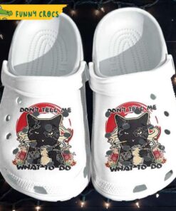Japan Tattoo Cat In Crocs Shoes