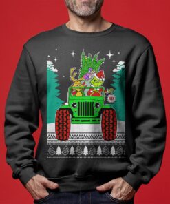 Jeep Max Grinch Ugly Christmas Sweater