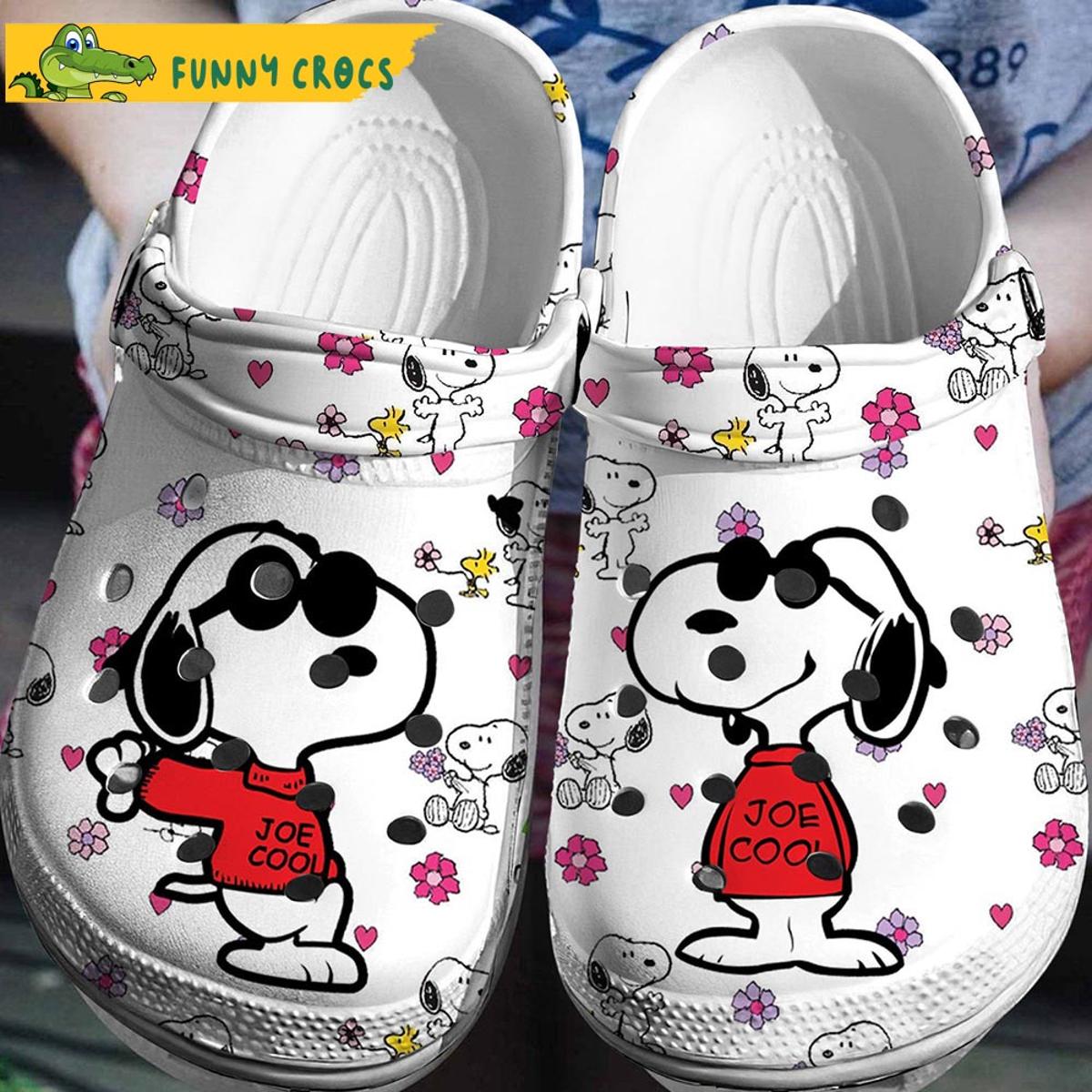 Joe Cool Snoopy Crocs Shoes