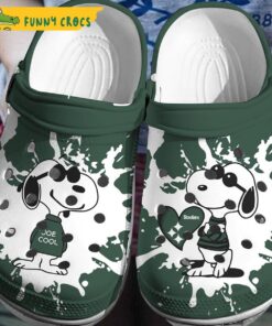 Joe Cool Steeler Snoopy Crocs Shoes