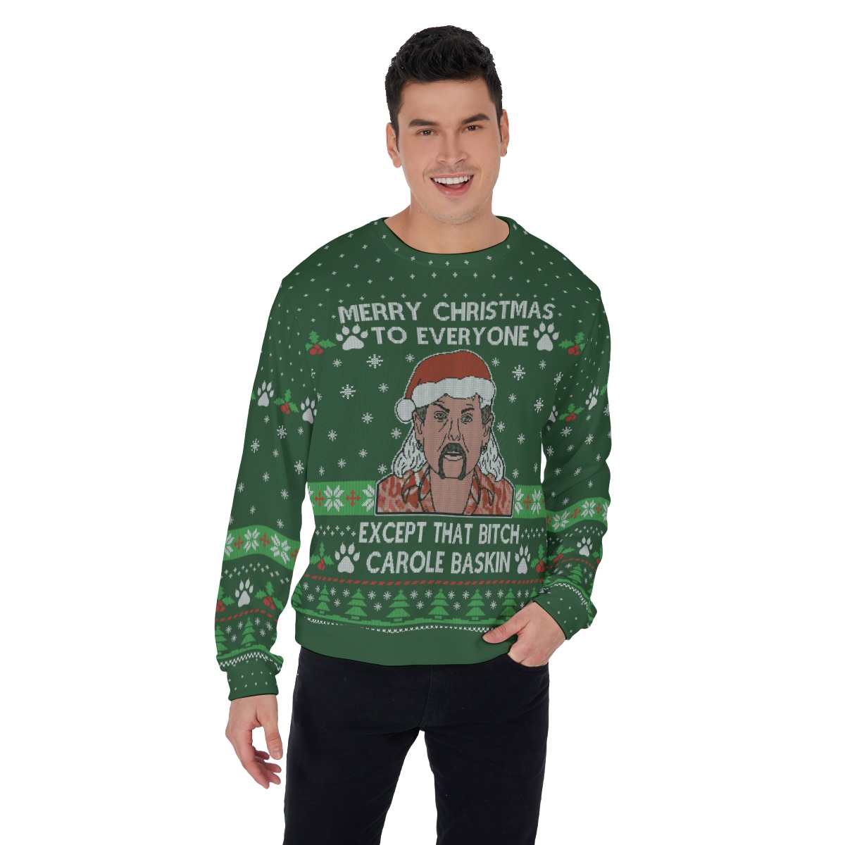 Funny Joe Exotic Christmas Sweater