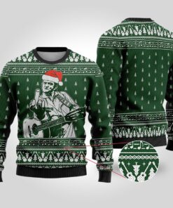 Johnny Cash Funny Womens Ugly Christmas Sweater