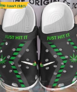 Just Hit It Cannabis Crocs Sandals