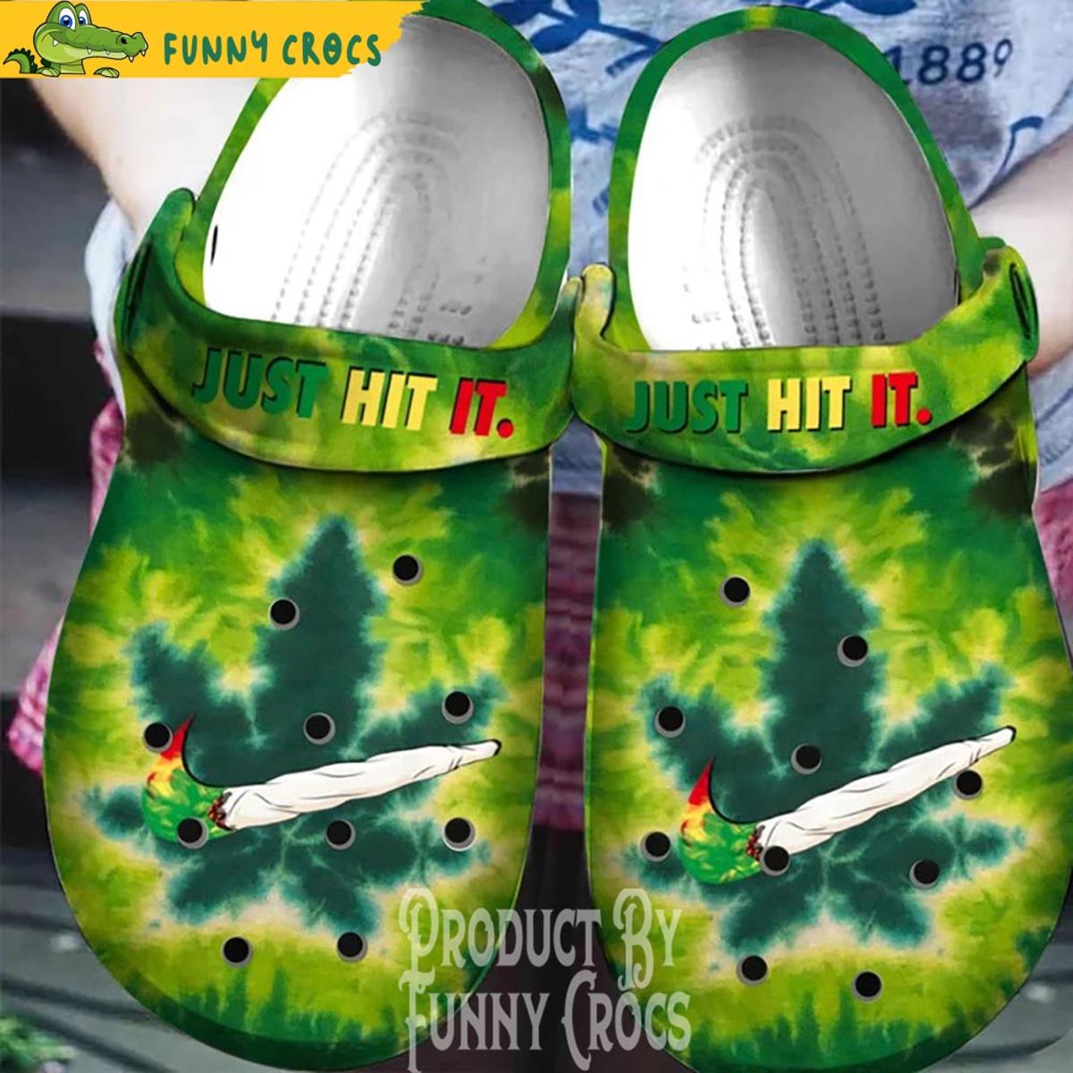 Funny Bob Marley Weed Crocs Shoes