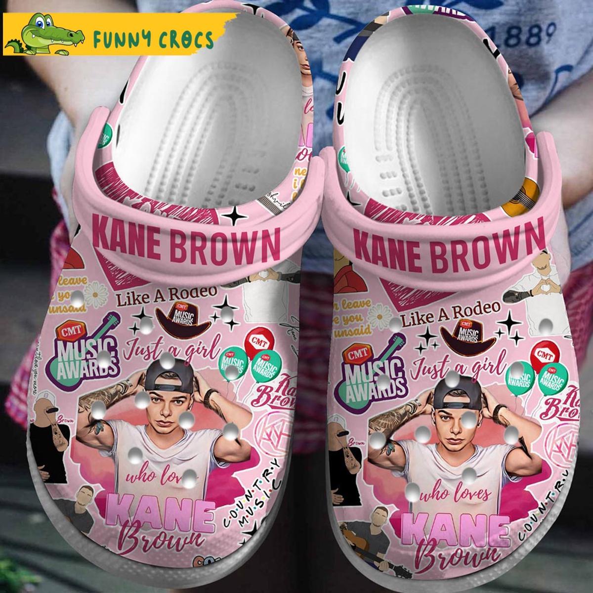 Kane Brown Music Pink Crocs Sandals