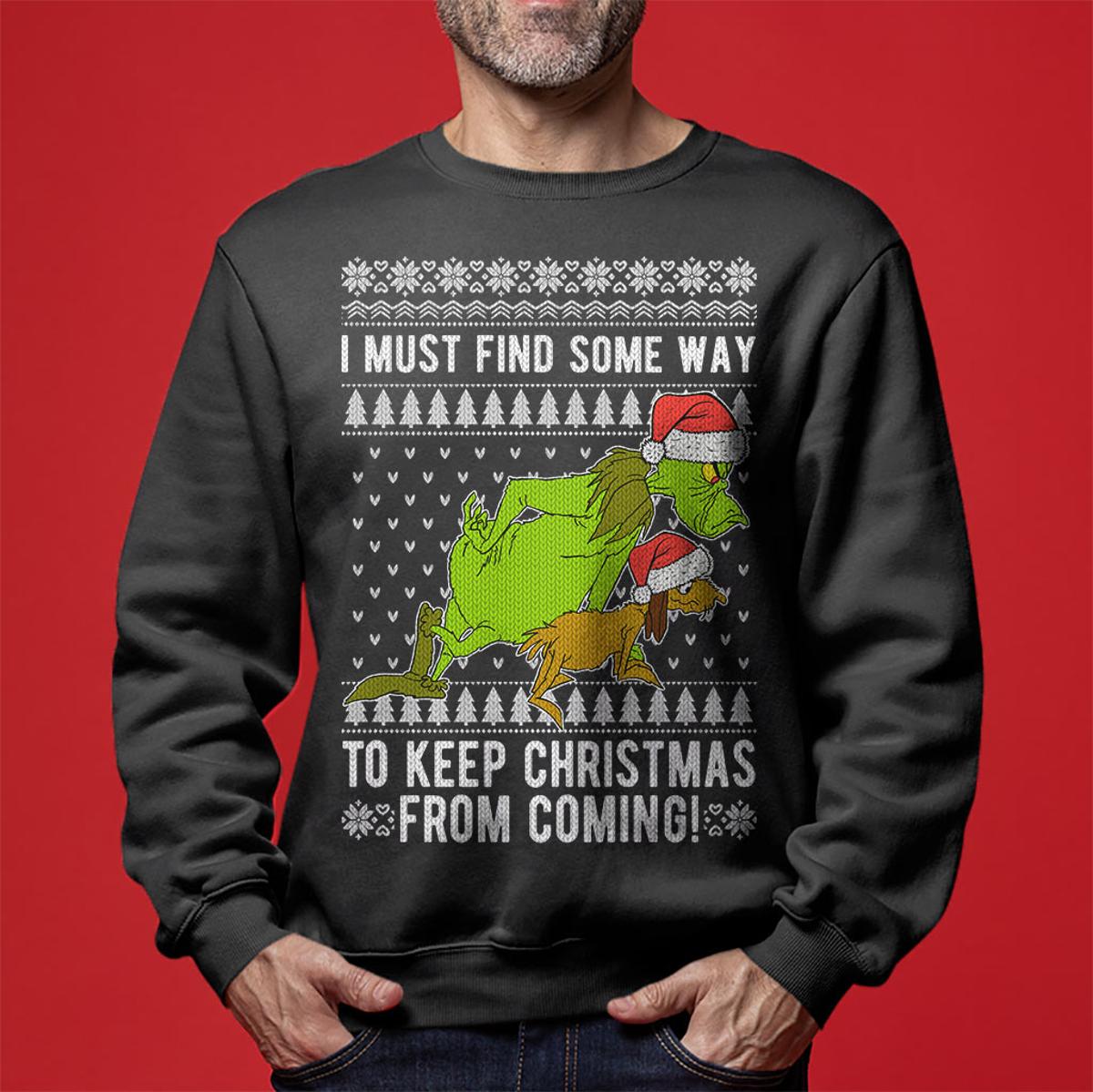 Funny Grinch Make Christmas Great Again Ugly Xmas Sweater